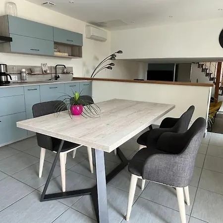 度假居 Maison Vue Sur Le Golf - 5 Couchages - Parking Gratuit - Grande Terrasse 韦扎克